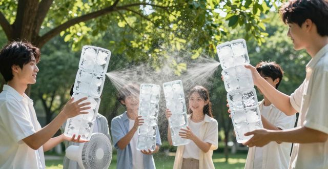 大冰块降温方法_北京怀柔夏季防暑降温大冰块_大冰块户外活动使用时长